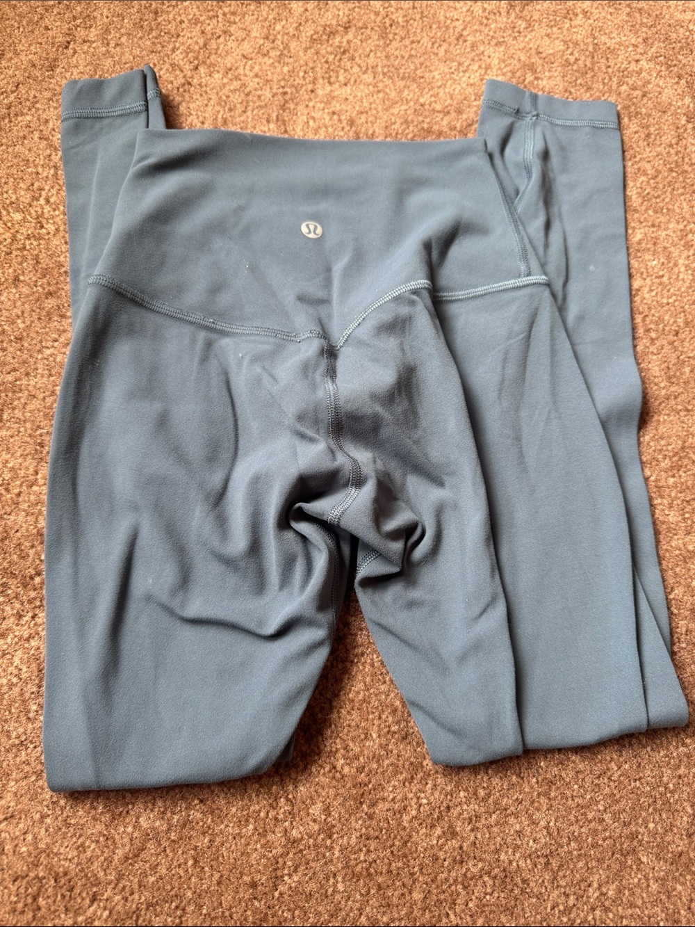 Lululemon High-Waist Leggings in Slate Blue